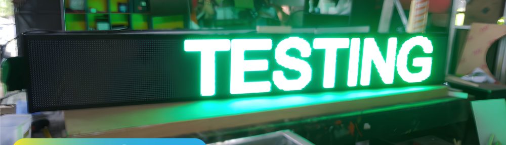 PEMBUATAN RUNNING TEXT DI PURWOKERTO